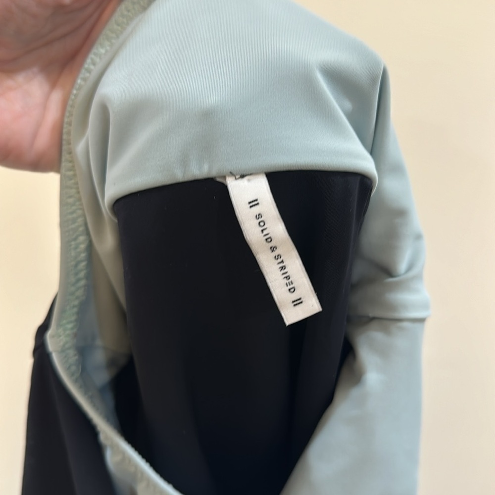 SOLID AND STRIPED THE BALLERINA ONESIE - BLACK/LIGHT BLUE/RED - Picture 10 of 10